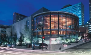 Evening outside Benaroya Hall